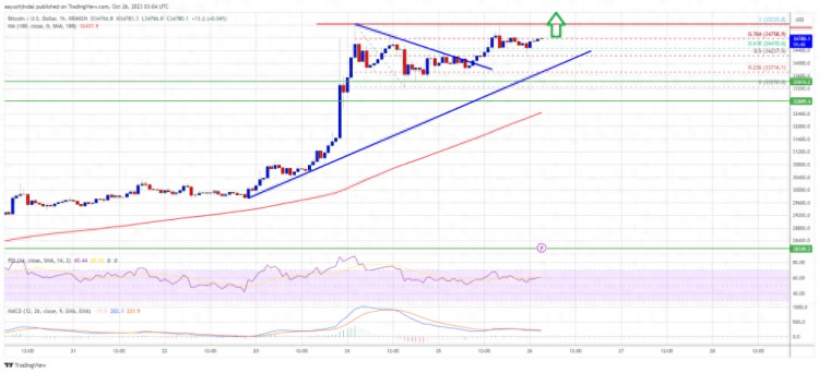 针对新高的比特币价格，多头目标再次飙升 10%